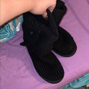 Woven ugg boots. Can be worn high or rolled down